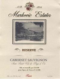 Markovic - Cabernet Sauvignon Vin de Pays d'Oc Semi-Sweet (1.5L) (1.5L)