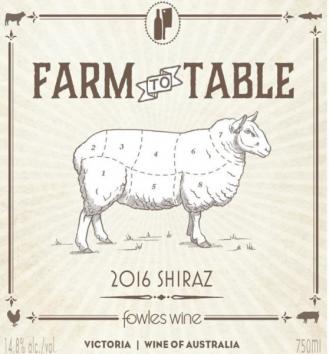 Fowles Wine - Farm to Table Shiraz (750ml) (750ml)