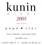 Kunin - Pape Star Santa Ynez Valley Lamer Vineyards 2014 (750ml)